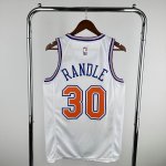 Maillot de Basket #30 Randle Knicks 19-20 statement Blanc Imprimé